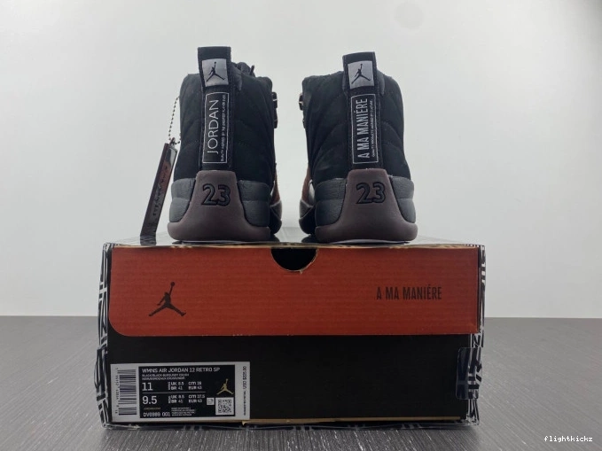 DV6989-001 Maniere Retro Jordan A 12 Black Ma 1121